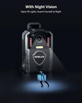 Boblov KJ25 includes 256GB memory card for ample storage.