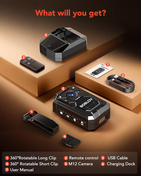 BOBLOV M12 on-duty usage for security professionals.