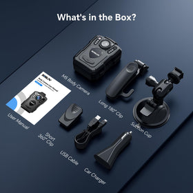 Boblov M5 car charger and suction mount included in the package