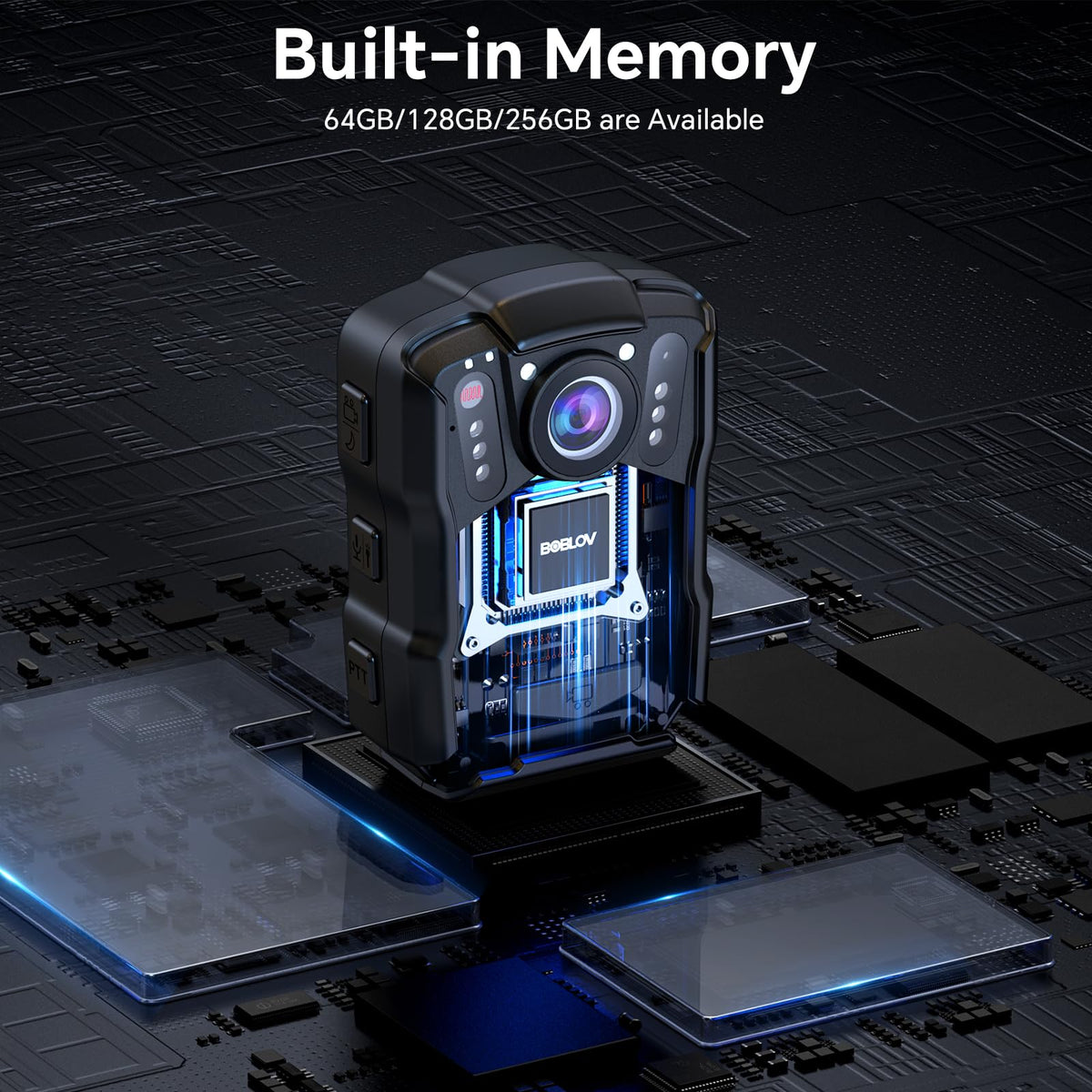 BOBLOV M5 dashcam mode with car mount enables hands-free monitoring.