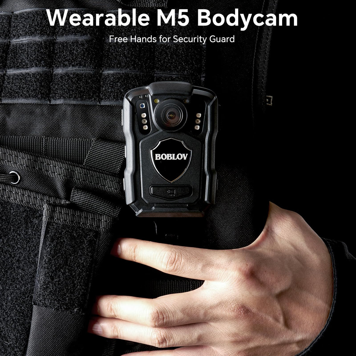 BOBLOV M5 memory capacity with 64GB internal and 256GB card.