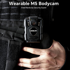 BOBLOV M5 memory capacity with 64GB internal and 256GB card.