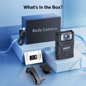 BOBLOV M7 complete package including cables and mount accessories.