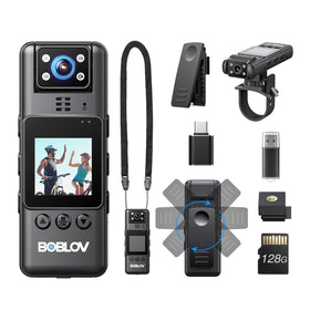 BOBLOV A23 1080P video quality captures smooth action on adventures.