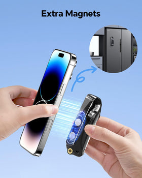 BOBLOV 560mAh battery supports hours of recording.
