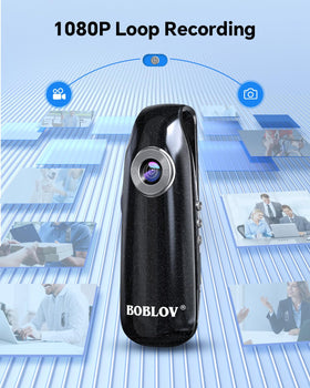 BOBLOV loop recording keeps footage continuous and worry-free.