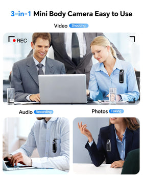 BOBLOV mini camera with one-touch recording for instant clips.