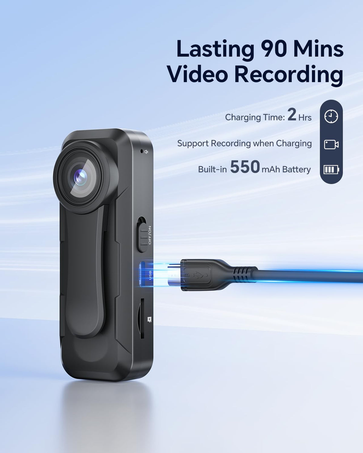 BOBLOV W1 side profile highlighting slim design for comfortable pocket carry