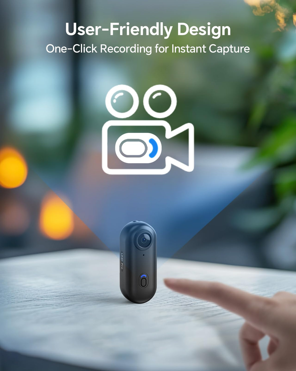 BOBLOV W4 one-click recording for quick captures.