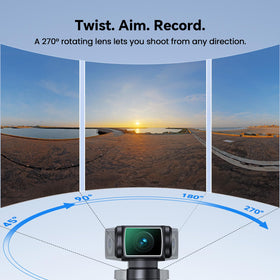 BOBLOV W5 clip and strap options for versatile mounting