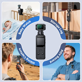 BOBLOV W5 built-in EIS for steady walking clips