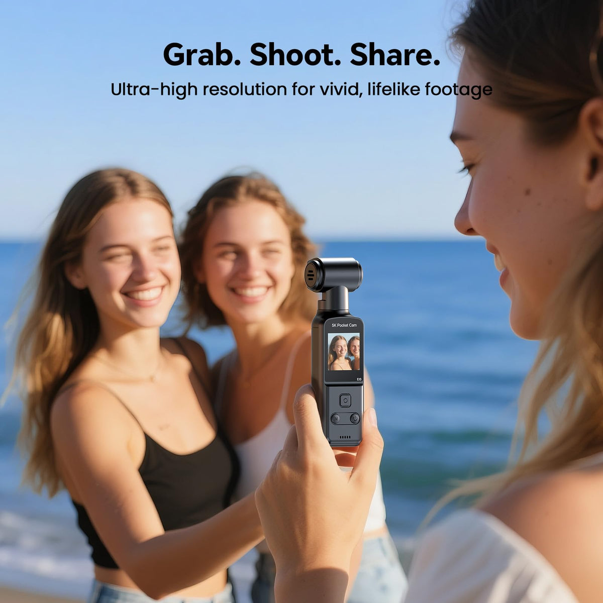 BOBLOV W5 external mic input for clearer outdoor audio
