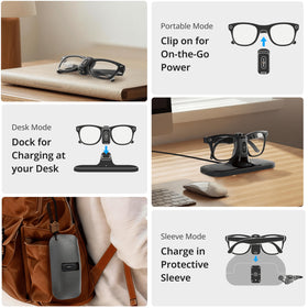 BOBOVR detachable charger clip close-up offering pocketable power