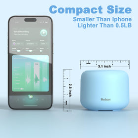 Bobtot 5W stereo speaker delivering balanced mids, crisp highs and strong bass.