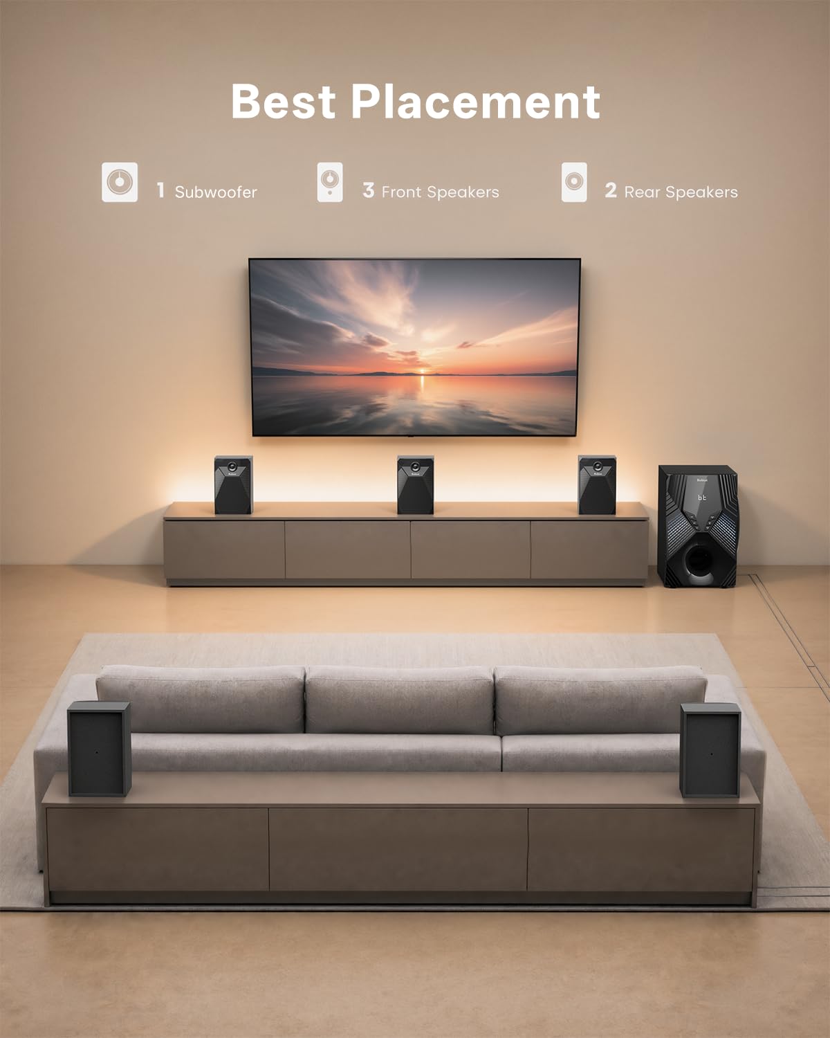 Bobtot included ARC and Optical cables simplify home theater connections