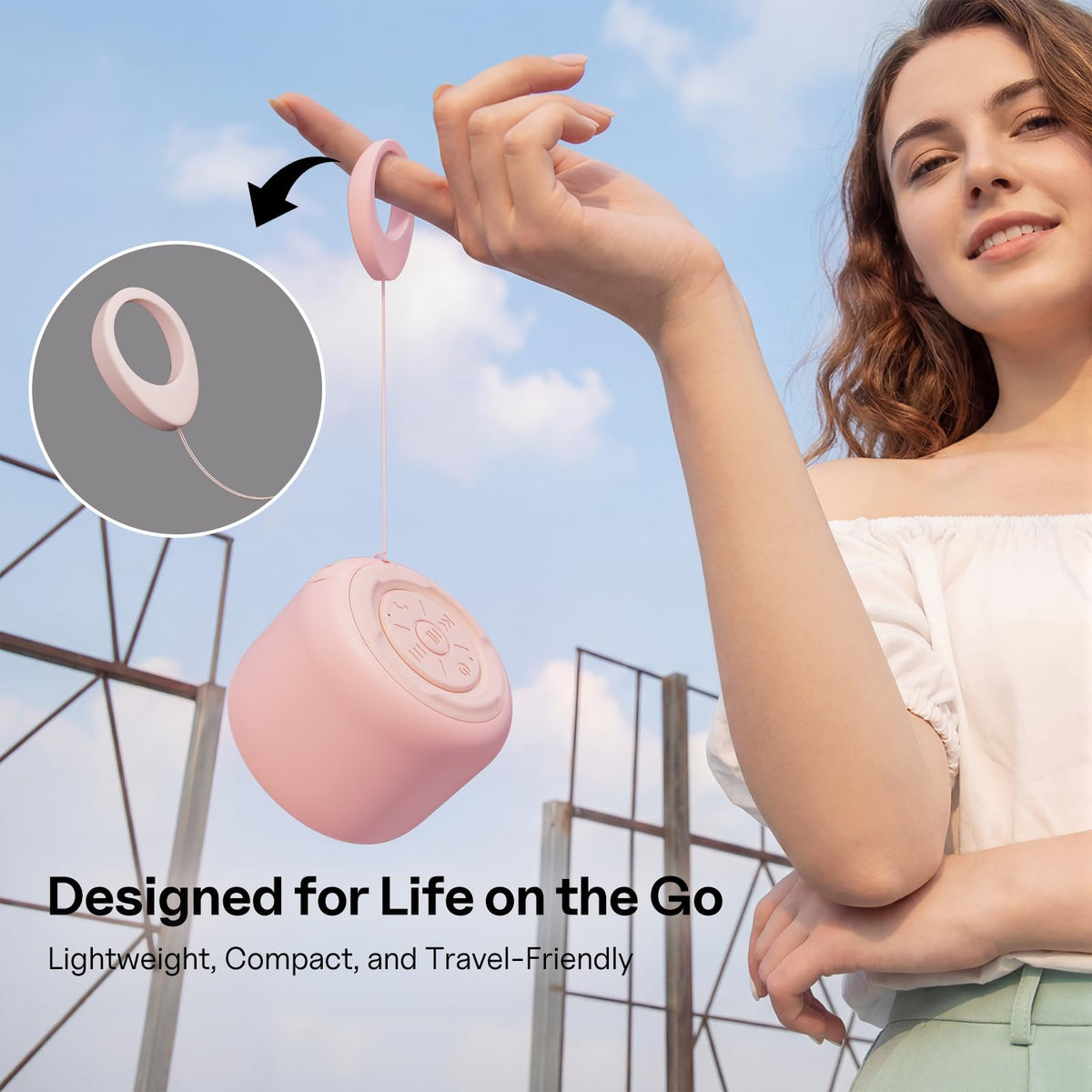 Bobtot Bluetooth 5.0 offers reliable range up to 33 feet for flexible listening.