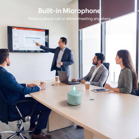 Bobtot built-in microphone enables hands-free calls during cooking or biking.