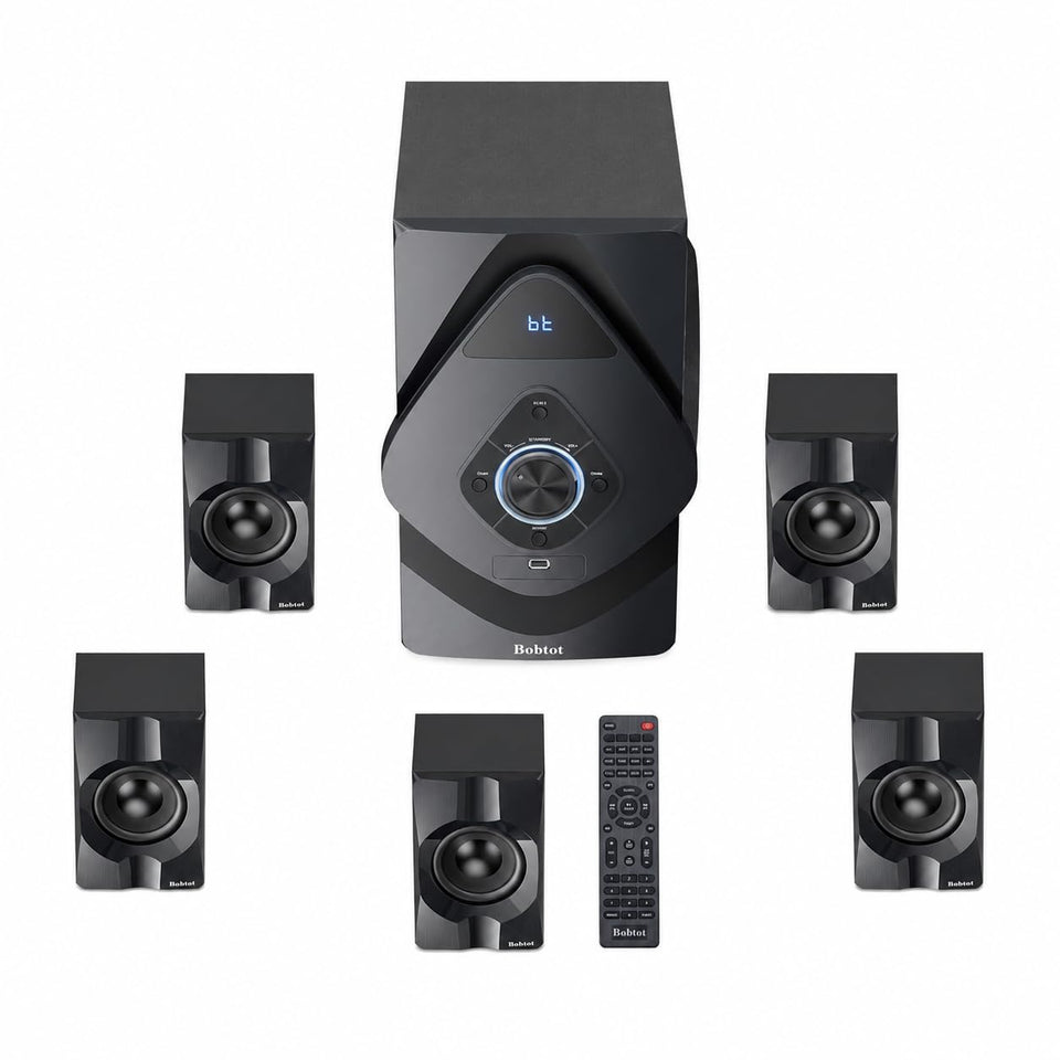 Bobtot front left speaker for immersive surround sound