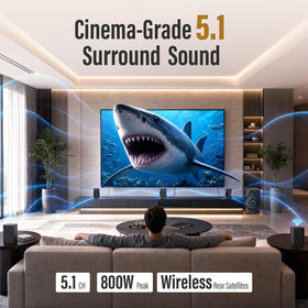 Bobtot front right speaker complements the stereo image and clarity