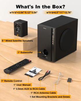 Bobtot A55 remote control with volume and EQ controls.