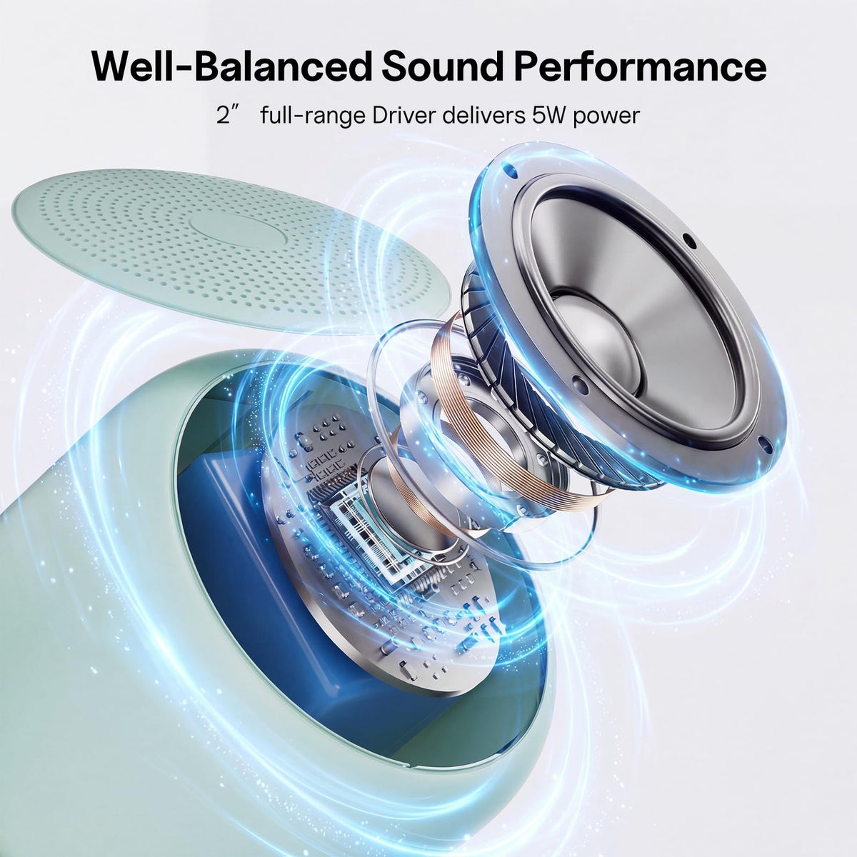 Bobtot ipx5 waterproof mini speaker shows splash resistance for outdoor adventures.