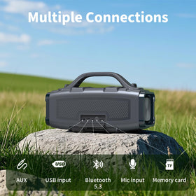 Bobtot IPX6 waterproof design handles rain and splashes during trips.