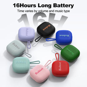 Bobtot IPX7 waterproof blue speaker ready for showers and outdoors