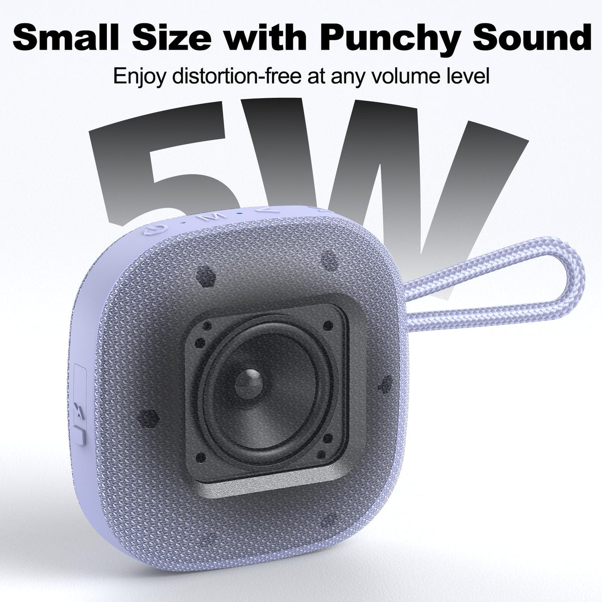 Bobtot IPX7 waterproof speaker resists splashes and rain.
