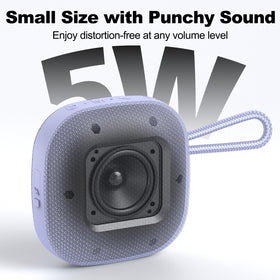 Bobtot IPX7 waterproof speaker resists splashes and rain.