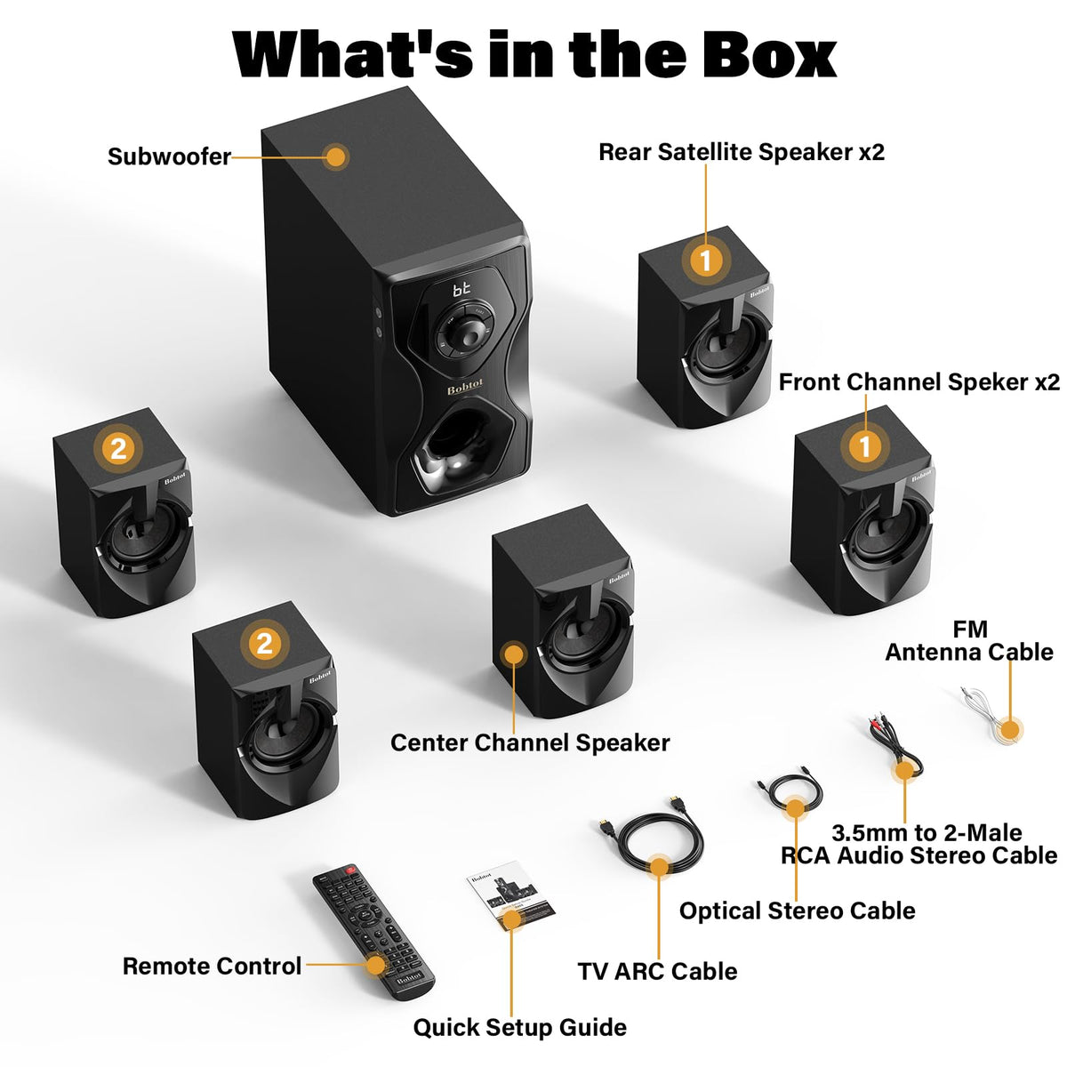 Bobtot living room setup demonstrating easy home theater integration