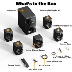 Bobtot living room setup demonstrating easy home theater integration