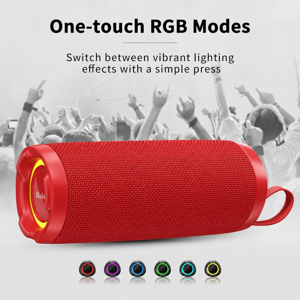 Bobtot built-in microphone supports hands-free calls.