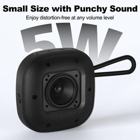 Bobtot portable Bluetooth speaker side view showing waterproof design for outdoor use.