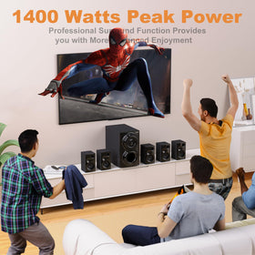Bobtot rear-left satellite speaker adds spacious ambience