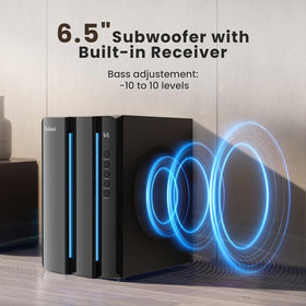 Bobtot right speaker shown with sleek finish and balanced stereo for movies.