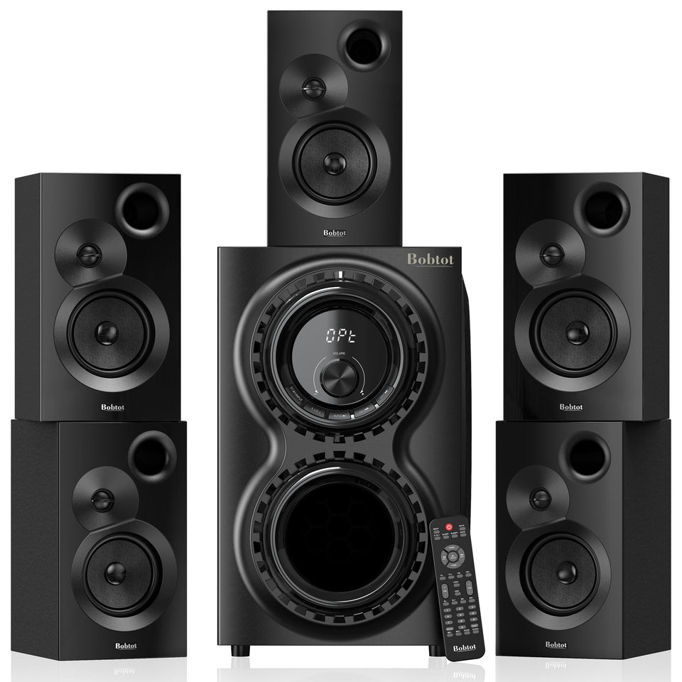 Bobtot 12-inch subwoofer delivering deep bass for immersive home cinema