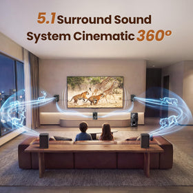 Bobtot surround subwoofer closeup highlighting deep bass potential