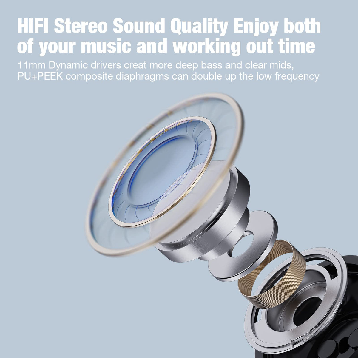 boean ear hooks fit demo demonstrating secure hold during activity