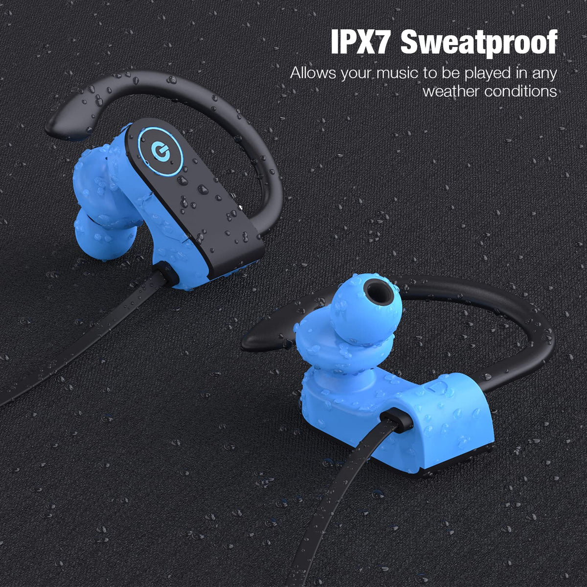Boean earbuds worn by runner demonstrating stable fit during exercise