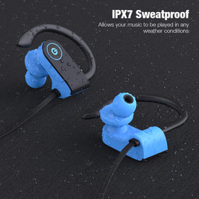 Boean earbuds worn by runner demonstrating stable fit during exercise