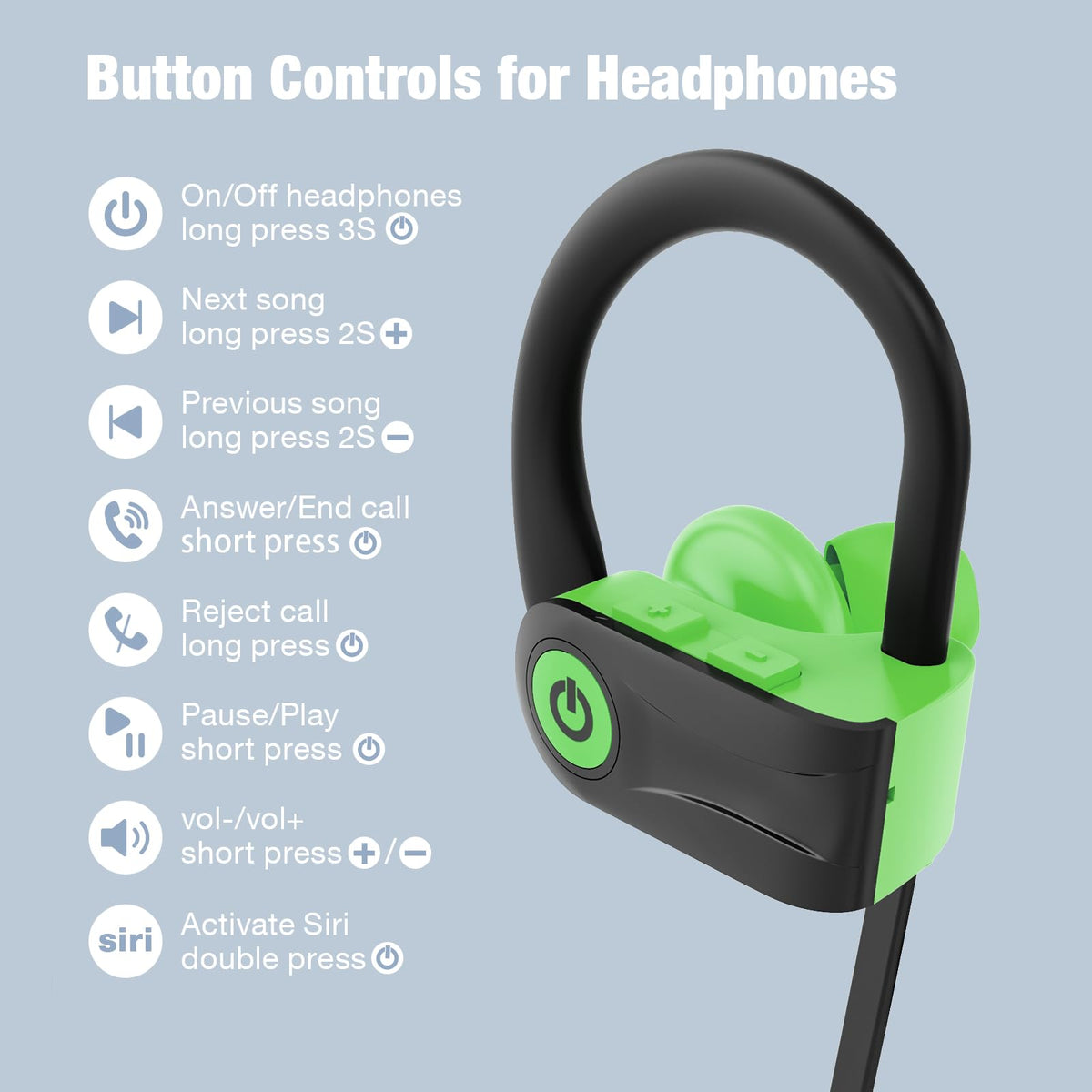 Boean earbuds beside a coin showing compact size and portable convenience