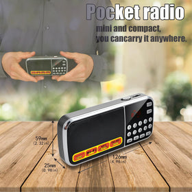 BOESPATR AM/FM scanner feature quickly finds stations