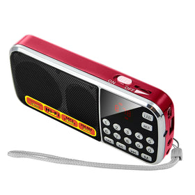 BOESPATR small radio overview with compact design and broad AM/FM reception.