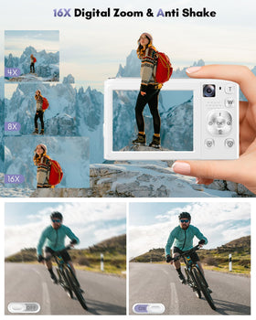 bofypoo mounted on tripod for vlogging and steady recording benefit