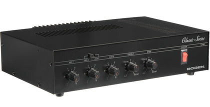 Bogen 100 WATT Amplifier front panel with clean controls and power.