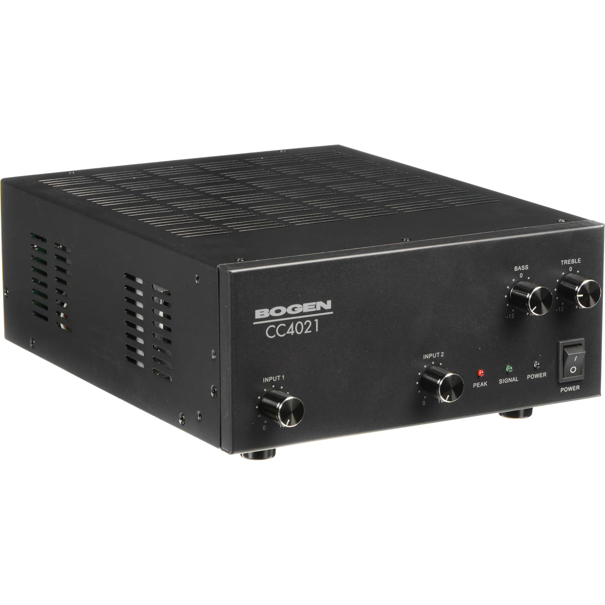 Bogen CC4021 front panel setup for quick control and easy access