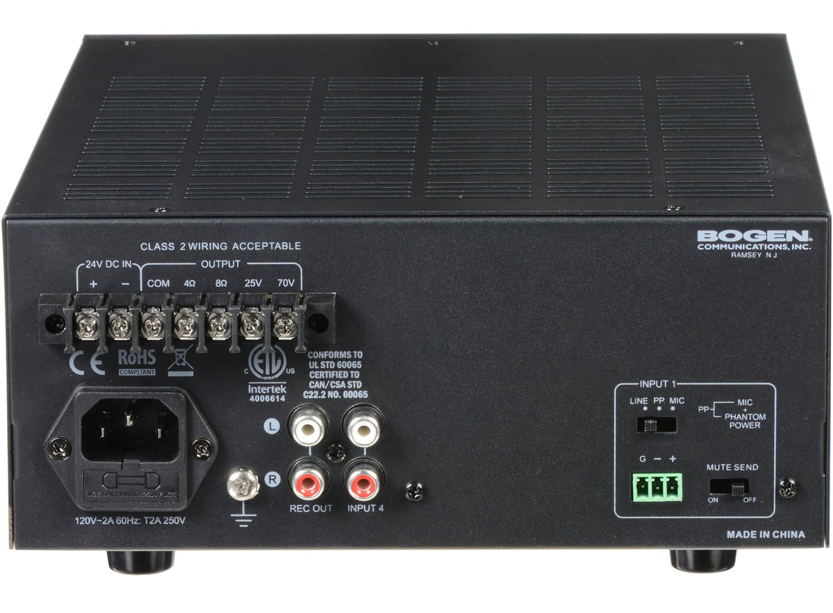 Bogen CC4021 RCA record output for clear audio capture and archiving
