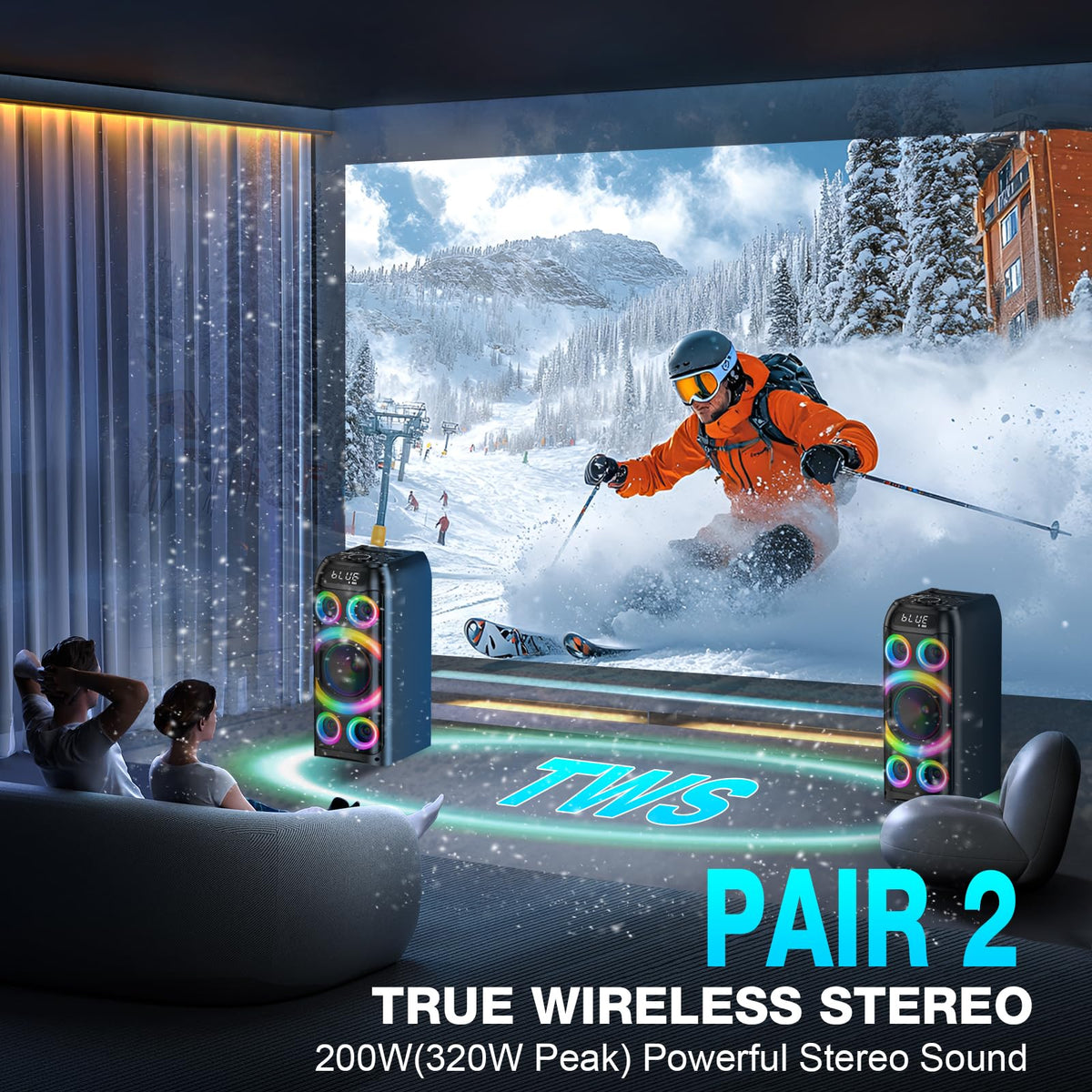 BOHINI T77 Bluetooth 5.0 connection for fast, stable wireless streaming