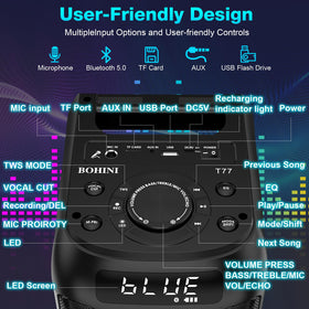BOHINI T77 gift idea for music lovers and social celebrations