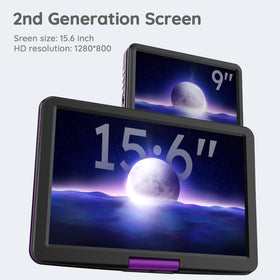 Boifun DVD player with 270-degree rotation for easy viewing angles.